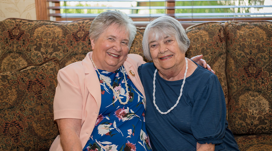 Donna and Elizabeth are residents of Good Samaritan Society - Fox Run Senior Living in Greeley, Colorado.