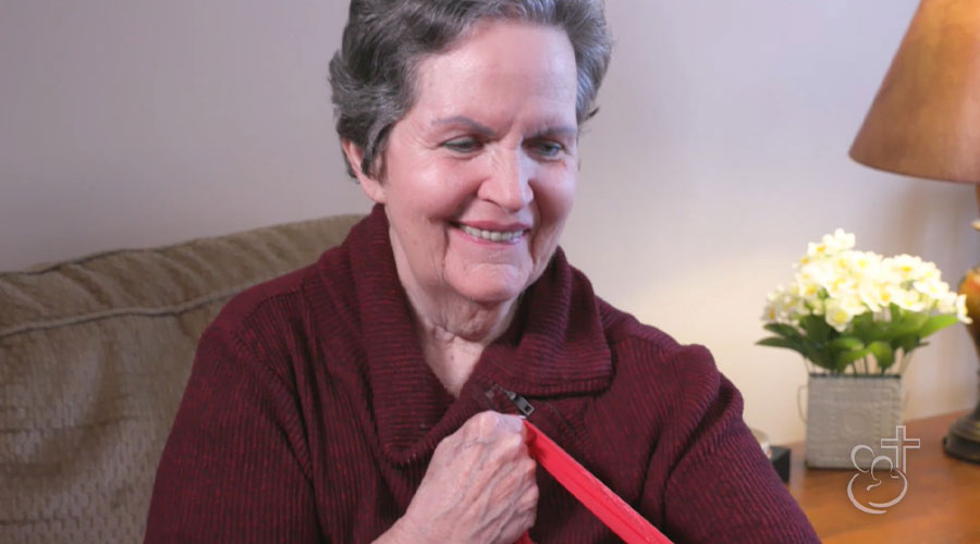 After suffering a traumatic brain injury, Ruth Wallig completed a miraculous recovery at Good Samaritan Society rehabilitation therapy in Luverne, Minnesota.